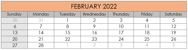 February 2022 Compliances Due Date
